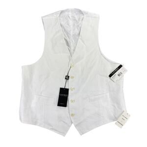 Lauren Ralph Lauren Mens Hitchcock Linen Classic Fit Suit Vest White L